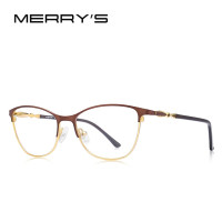 Очки женские кошачий глаз MERRYS, дизайнерские трендовые очки в полной оправе для близорукости, по рецепту, S2108