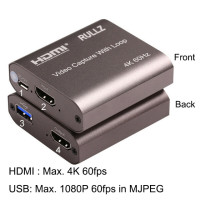 Карта видеозахвата HDMI, 4K, 60 Гц, USB 2,0, 3,0, 1080p