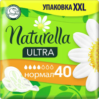 Женские гигиенические ароматизированные прокладки с крылышками Naturella Ultra Нормал, 40 шт.