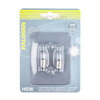 GANZ GIP06096 Лампа 12V H6W 6W BAX9s GANZ 2 шт. блистер GIP06096