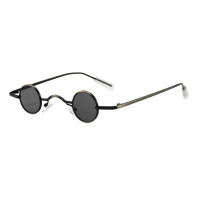 Солнцезащитные очки Мужские, в металлической оправе, в стиле ретро