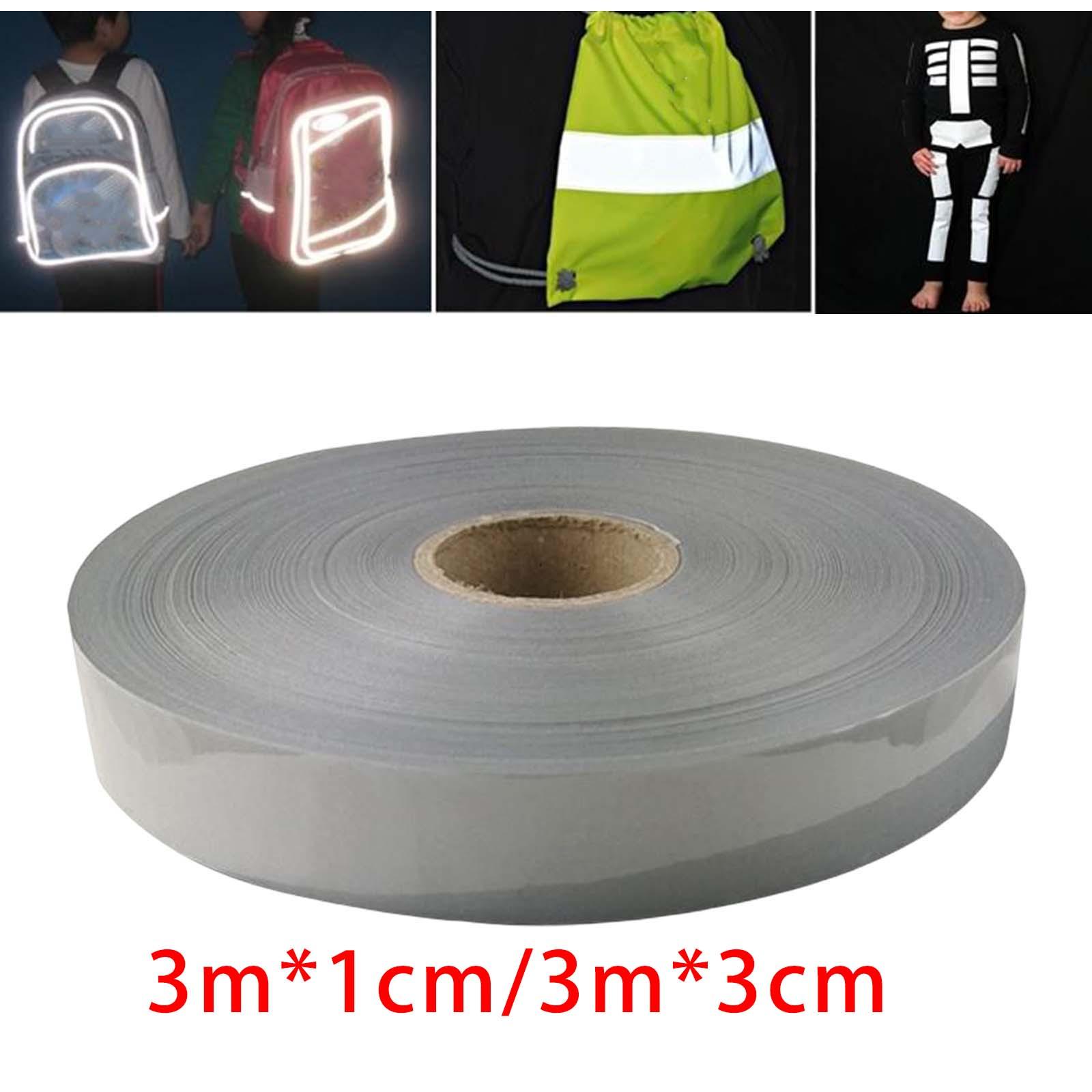 Iron On Reflective Tape DIY Premium Fabric Warning Belt Waterproof Heat Transfer Vinyl Film for Clothes Pants Outdoor