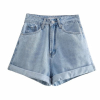 Шорты Tangada женские джинсовые в винтажном стиле, хлопковые повседневные из денима в стиле ретро, с карманами, 4M17, лето 2023
