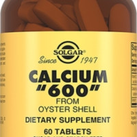 Solgar, Calcium 600 "Кальций из раковин устриц", 60 таблеток