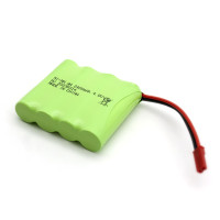 Аккумулятор максимальной емкости 4,8V 2400mAh разъем JST