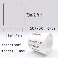 5PK термоклейкая бумага для этикеток для детализированной P1 клейкая бумага DP23 DP30 DP80 производитель этикеток водостойкая устойчивая к разрыву наклейка