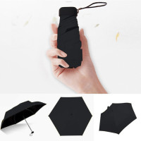 Ветроустойчивый складной зонт 5 дюймов, дождевой Женский мини-карманный дождевой зонт, мужской женский зонт