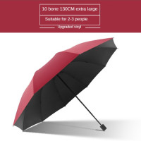 Очень большой складной зонт от дождя для женщин, ветрозащитные, солнечные и дождливые зонты, Мужские Двойные зонтики для всей семьи