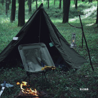 南瓜路路 軍綠色 BC風格 H家戰術版chair one 鋁架月亮椅摺疊椅