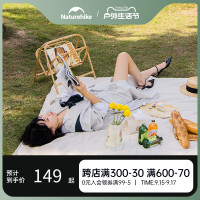 naturehike挪客戶外帆布野餐墊超輕防潮水春遊野餐布帳篷地墊露營