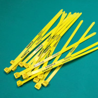 自锁式尼龙扎带烫金印字扎带流水号工业移印捆绑尼龙扎带束线带