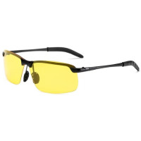 Очки желтые фотохромные поляризационные, умные меняющие цвет очки для рыбалки, вождения, дневного и ночного видения, зеркальные очки
