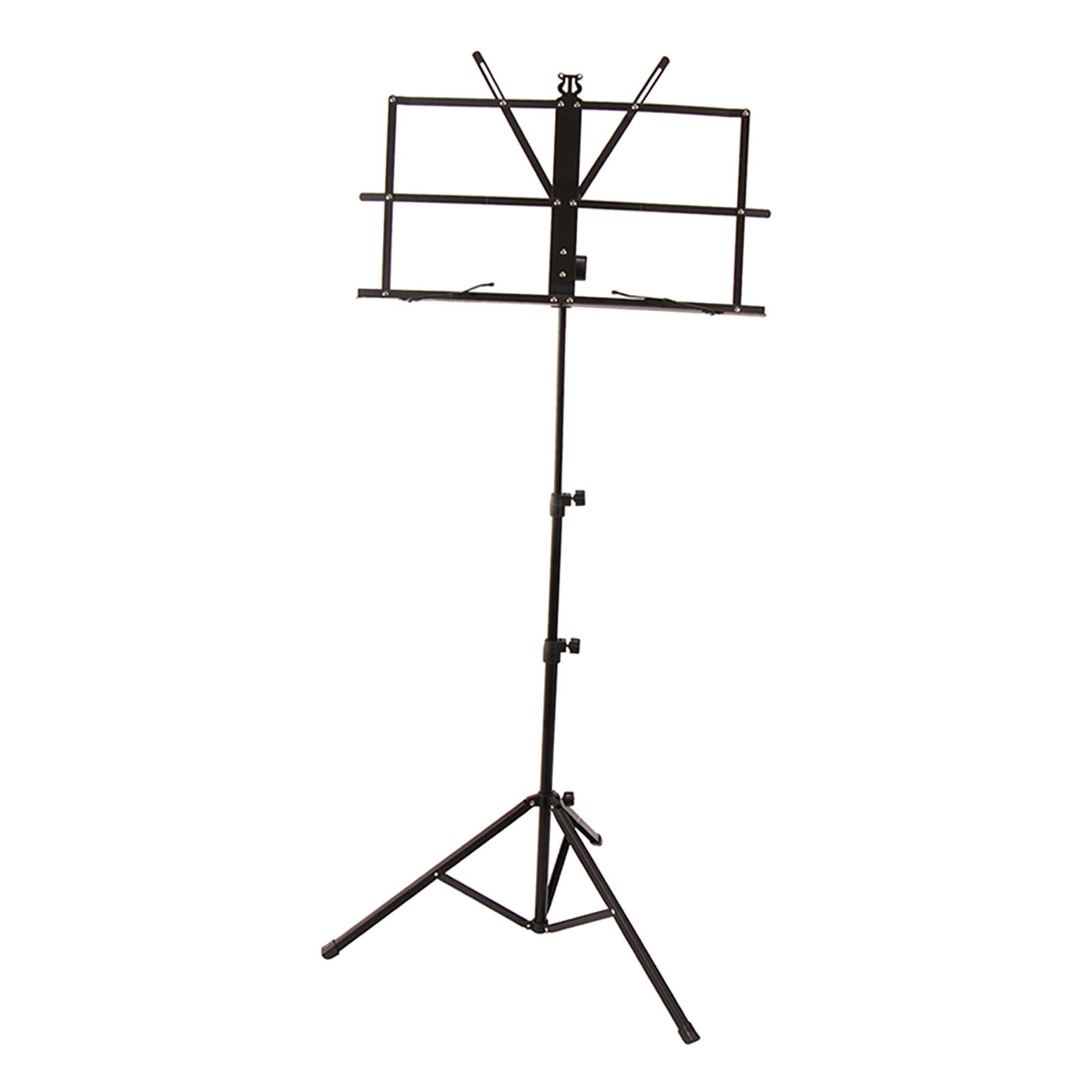 Folding Music Stand Adjustable Music Book Stand for Stage Performance Violin