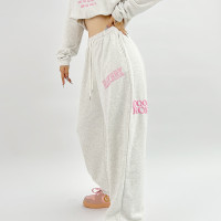 ROKBBK－K/布韓街舞潮牌爵士舞褲寬鬆運動褲女印花jazz穿搭嘻哈潮