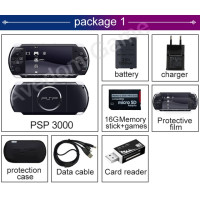 Оригинальный PSP3000 Восстановленный PSP для игровой консоли Sony PSP 3000 16 32 Гб 64 Гб 128 Гб карта памяти