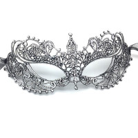 Женская пикантная ажурная маскарадная бронзовая маска для лица, реквизит для принцессы, вечеринки, косплея, выпускного вечера, костюм, экзотическая маска для глаз