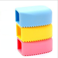 Гибкая силиконовая мини-щетка для мытья, ручная мойка, нескользящая щетка для стирки, аксессуары для кухни и ванной комнаты