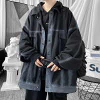 工裝外套男春秋款潮牌高街美式復古衣服情侶韓版潮流ins學生夾克