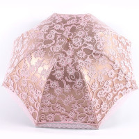Новый Винтажный Роскошный складной зонт принцессы с вышивкой и кружевом летний уличный портативный зонт от солнца с защитой от УФ-лучей Солнечный зонт
