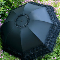 Кружевной складной зонт, модный ульсветильник зонтик от УФ-Защитный зонтик, для принцессы, дождя, от солнца