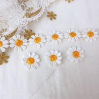 20 шт., Кружевная аппликация для одежды, 2,5 см