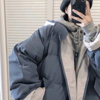 學院風羽絨服女冬季輕薄外套ins潮設計感小眾棉服2023新款麵包服