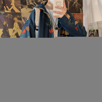 春秋裝夾克ins韓版潮流情侶男工裝外套學生美式潮牌帥氣寬鬆大尺碼