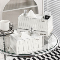 新款抽取式纸巾盒陶瓷简约风家用抽纸盒个性客厅轻奢洗脸巾收纳盒