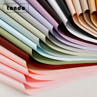 韩风初恋鲜花包装纸 防水加厚纯色欧雅纸花束包花纸 花店包装材料