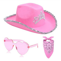Ковбойская шляпа в западном стиле, розовая шляпа ковбоя для мужчин и женщин, унисекс, Прямая поставка