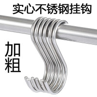 不锈钢钩子精品S挂钩加厚无磁多功能S钩晒香肠挂腊肉厨房衣柜挂钩