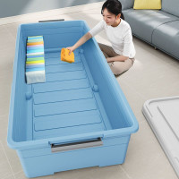 床底收纳箱收纳盒衣服整理箱玩具书籍储物收纳箱家用长款家居
