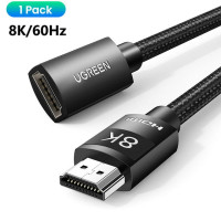 UGREEN удлинитель HDMI 2,1 кабель для PS5 GoPro Hero 8 8K/60Hz 4K/120Hz Ультра высокоскоростной 48 Гбит/с eARC HDCP 8K Кабель HDMI 2,1