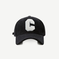 Модная Вельветовая бейсбольная кепка, женская кепка с буквенным принтом, женская кепка для покупок, регулируемые повседневные кепки в стиле хип-хоп