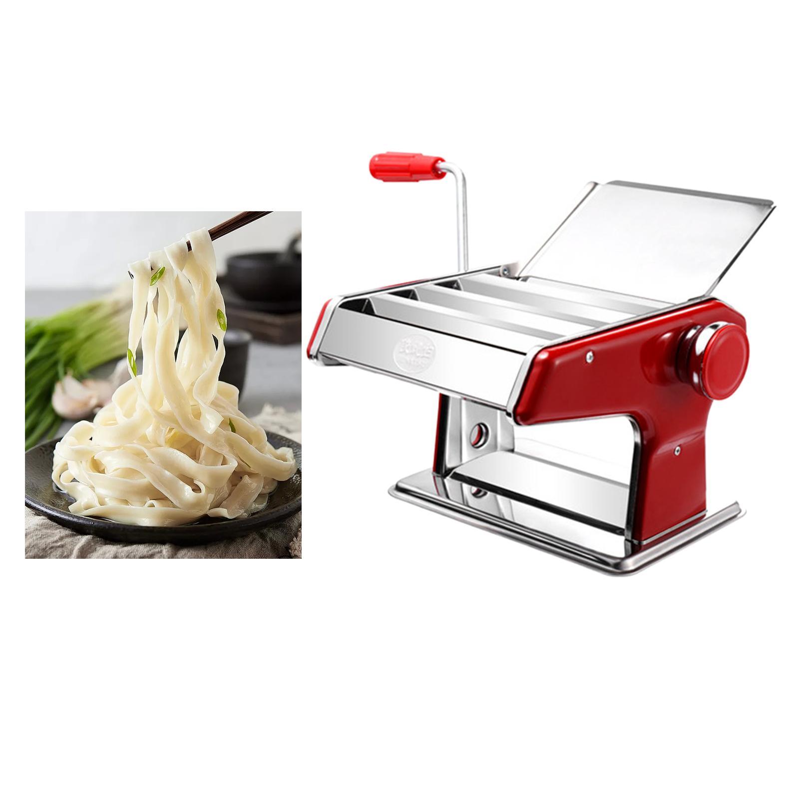 Stainless Steel Pasta Maker Machine, Hand Crank Rolling Press,chen