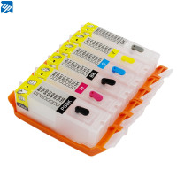 Картриджи Перезаправляемые, 6 шт., PGI-450, PGBK, CLI-451, BK, C, M, Y, GY, для canon MG6340, MG7140, MG7540, IP8740, с дуговым чипом, pgi 450