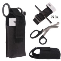 Жгут турникет + ножницы тактические+ Тактический чехол ТОПМед