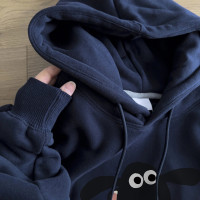 出乎意料的好穿！韓系慵懶風衛衣女美式復古連帽外套oversize上衣