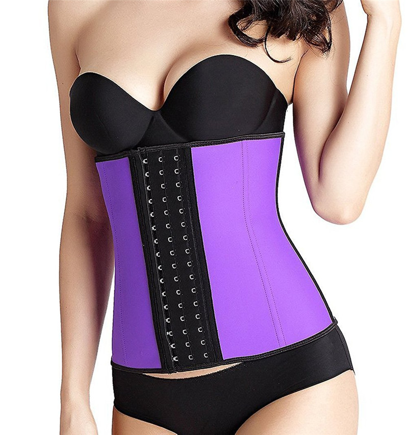 NINGMI Women Waist Trainer Rubber Latex Modeling Belt Weight Loss Corrective Underwear Corset Cincher Sexy Hourglass Body Shaper (14)