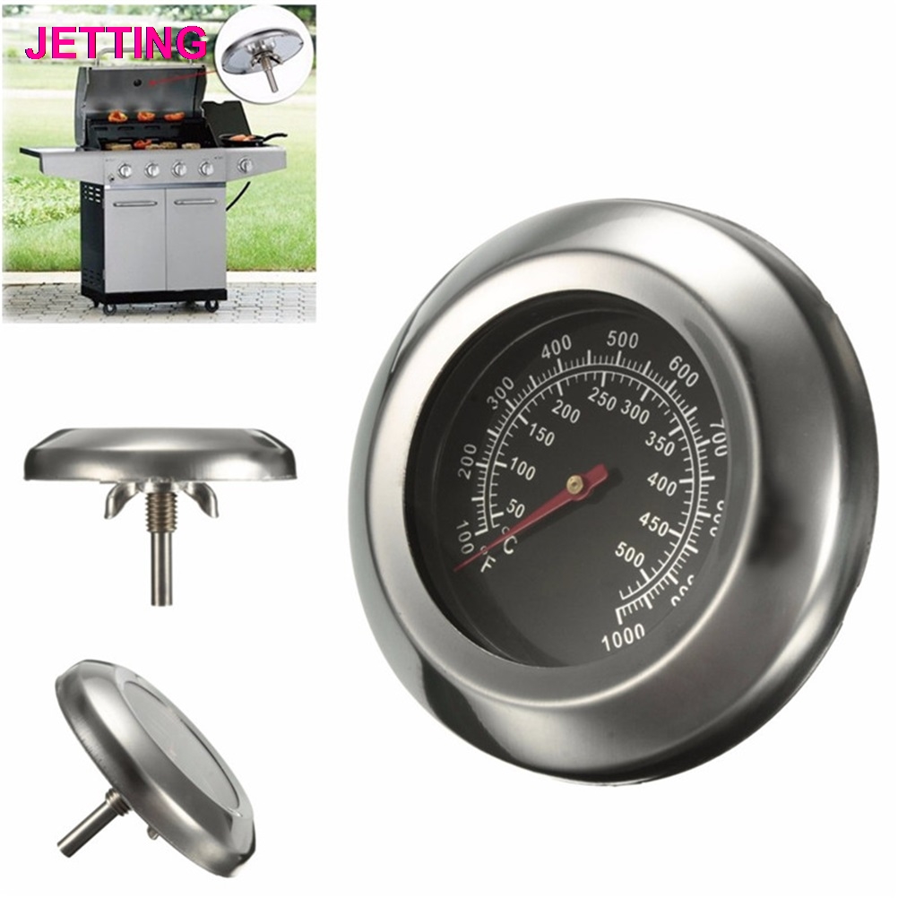 Hot 50~500 Degree Roast Barbecue BBQ Smoker Grill Thermometer Temp Gauge