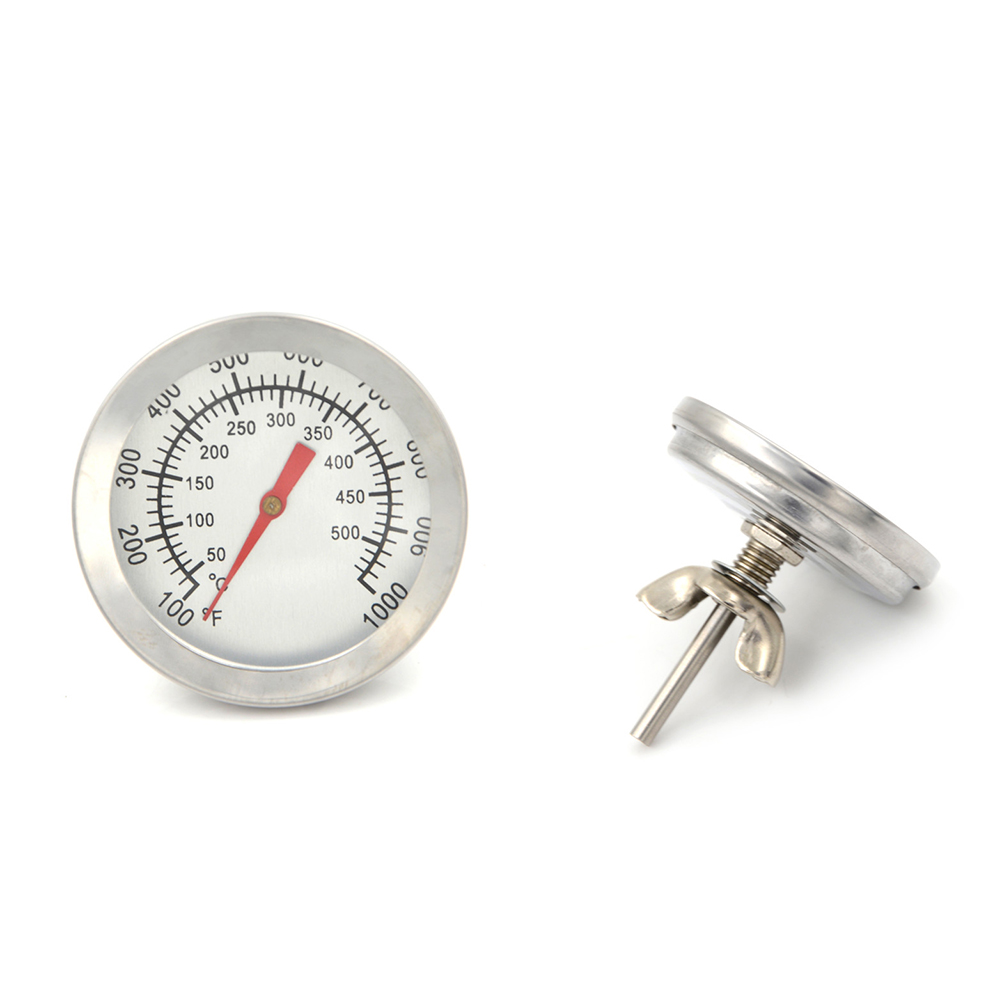 1pc New Stainless Steel BBQ BarbecueThermometer Temperature Gauge 50-500 Centigrade