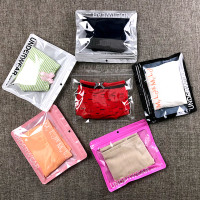 通用现货男女内裤袋 亮面打底裤自封袋 白色半透明拉链自封内裤袋
