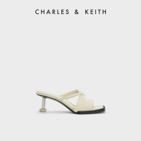 Лето Charles & Keith23, новая коллекция, элегантные модные женские сандалии на высоком квадратном каблуке