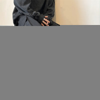 美式機能風大口袋工裝褲男春秋款ins潮牌高街寬鬆直筒闊腿長褲子