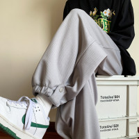 美式街頭衛褲男春夏新款ins潮流韓版運動褲子寬鬆直筒情侶休閒褲