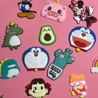 pvc软胶贴片diy硅胶驾驶证手机壳发夹装饰贴卡套鞋帽滴塑标