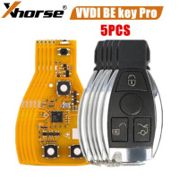 Xhorse VVDI BE key Pro желтый цвет Verion No Points с корпусом смарт-ключа 3 кнопки/4 кнопки с паникой для Mercedes Benz