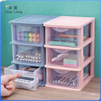 化妆品收纳盒办公室桌面防尘抽屉杂物整理文具置物架学生宿舍