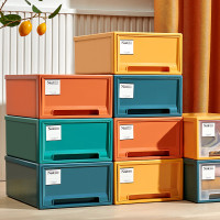 内衣收纳盒抽屉式家用内裤袜子衣物收纳神器衣柜分格三合一整理箱