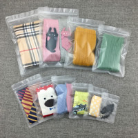 加厚服饰服装内裤内衣围巾袜子饰品毛巾哑光透明磨砂自封拉链袋